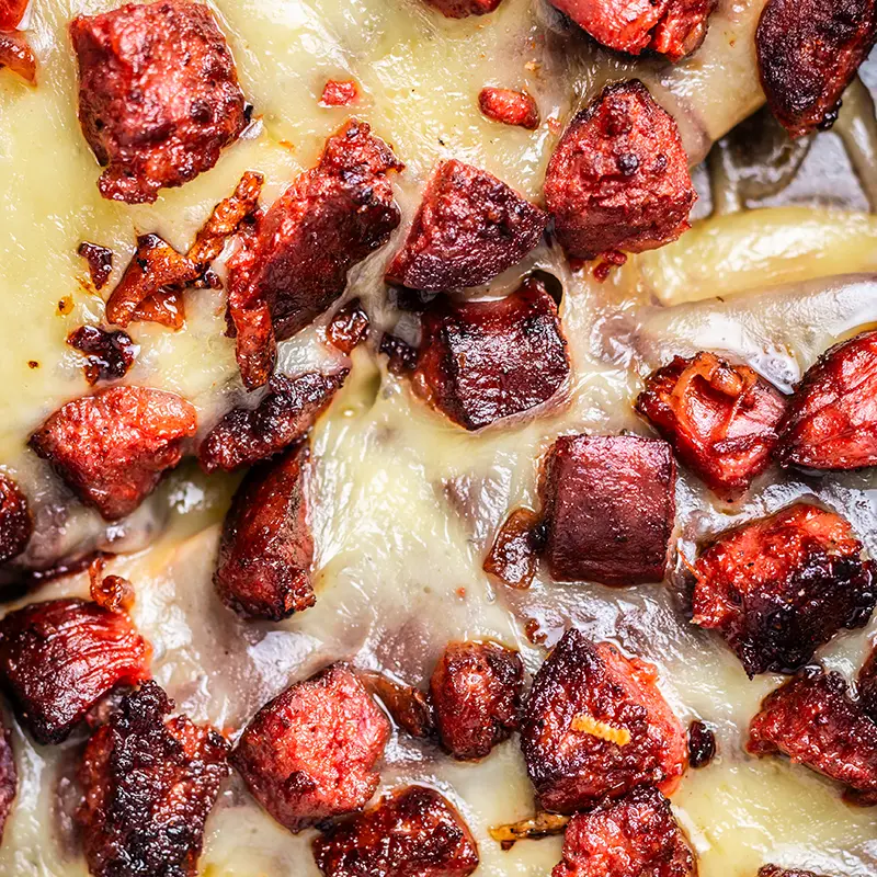 Naturales, con chistorra o con chorizo cantimpalo